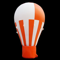 橙白热气球造型广告气模GO056