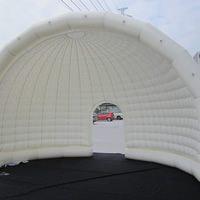 白色半圆充气帐篷GT074