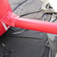红色充气拳套造型广告GC124