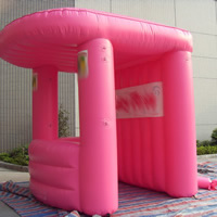 粉红色广告充气帐篷GN087
