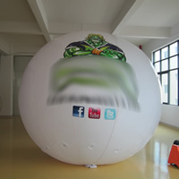 白色充气广告气球GO057