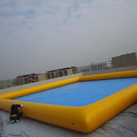 大型黄色充气游泳池GP066