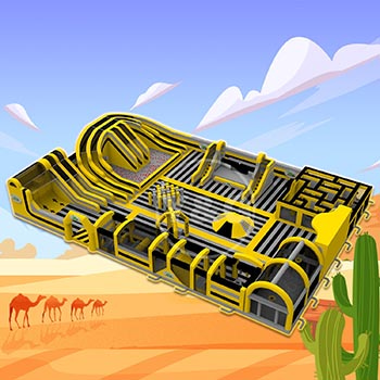 热带沙漠成人充气主题公园YGIP-05