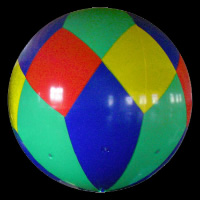 彩色充气球GO004