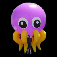 紫色充气球GO017