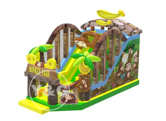 Monkeey house inflatable slidesYG-039