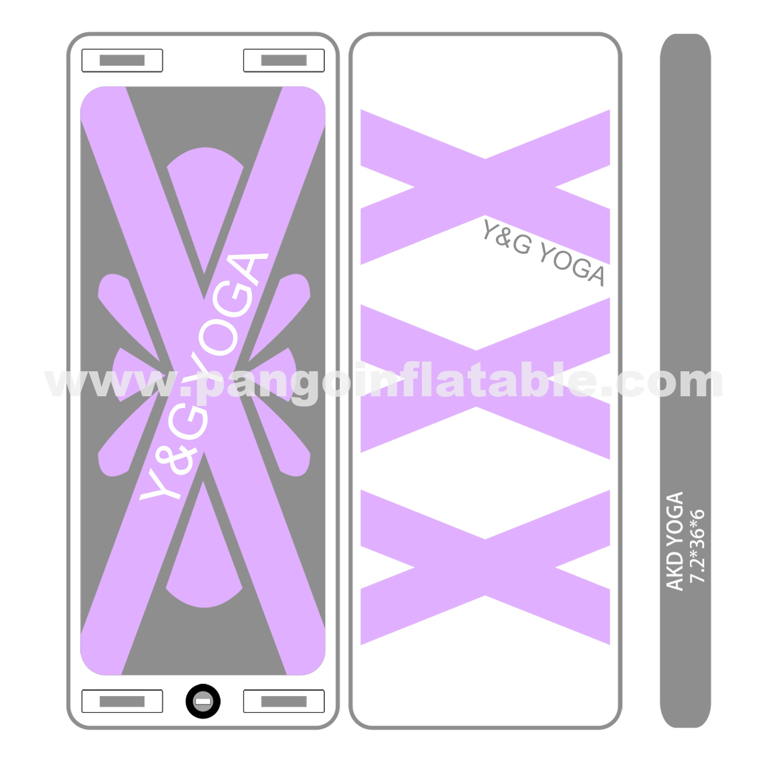 Violet Fashion Inflatable SUPYG-029